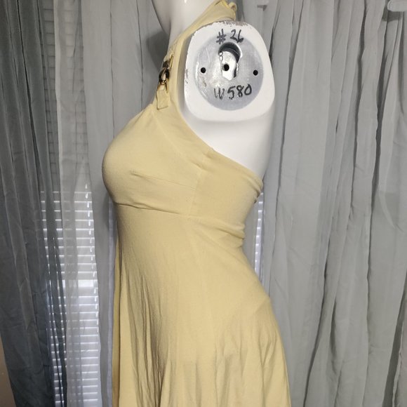 Cache - Yellow Haltered Mini Dress - Picture 5 of 13